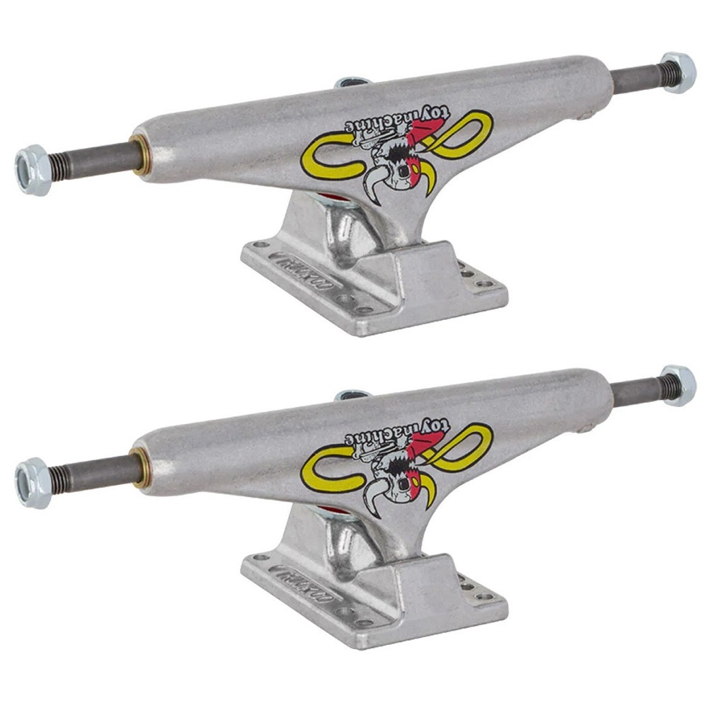 Independent X Toy Machine Silver Standard Set Of 2 Skateboard Trucks [Size: 139]