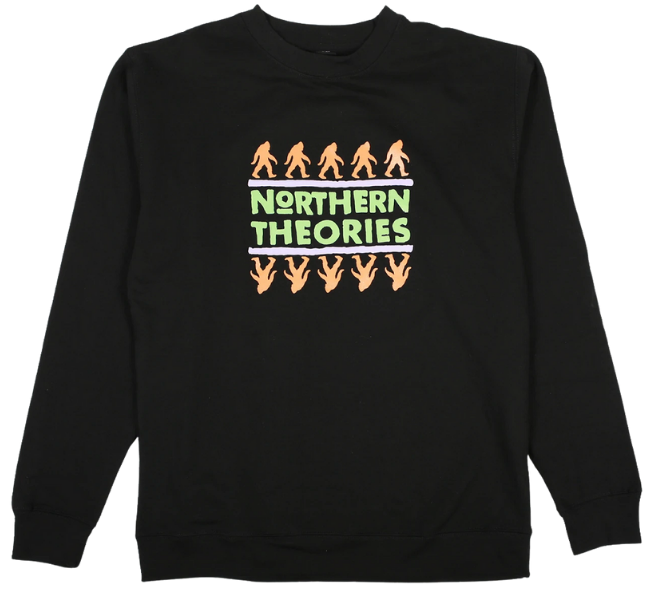 Theories Of Atlantis Northern Theories Crewneck Black[Size: M]