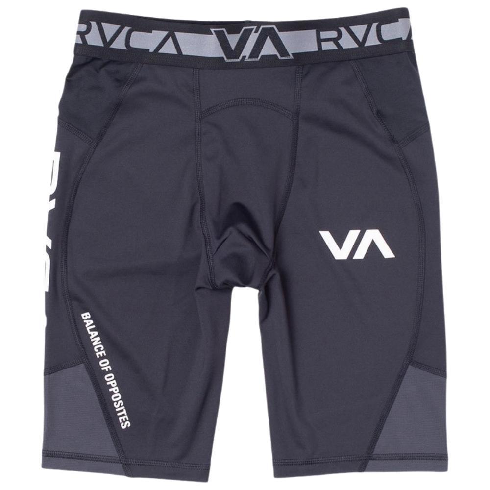 RVCA Compression Black Shorts [Size: L]