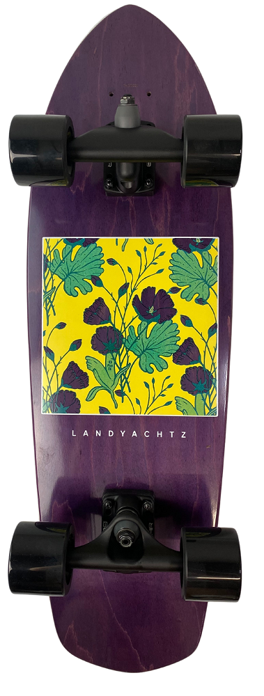 Landyachtz Pocket Knife Botanical 29 Surfskate Skateboard