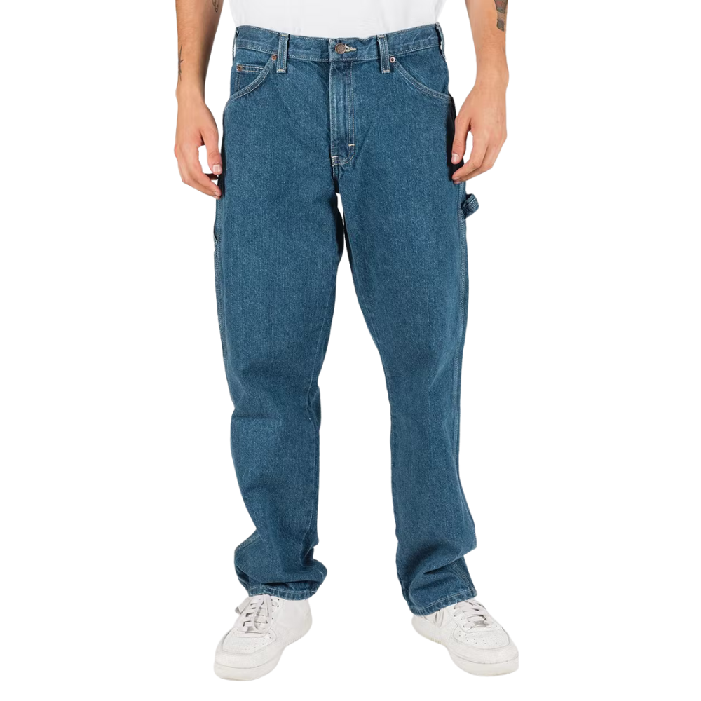 Dickies Relaxed Carpenter Jeans Stone Washed Indigo [Size: 34]