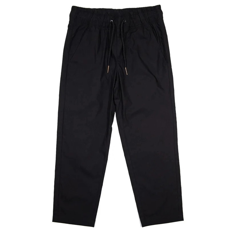 Santa Cruz Solid Strip Elastic Black Youth Pants [Size: 10]