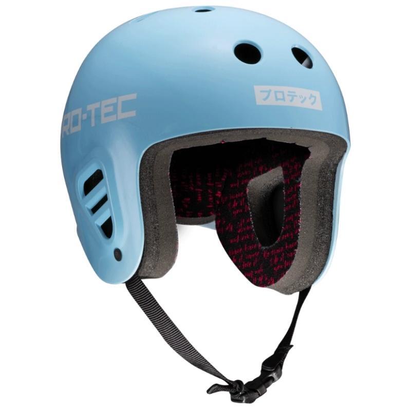 Protec Fullcut Skate Sky Brown Blue Helmet [Size: XS]