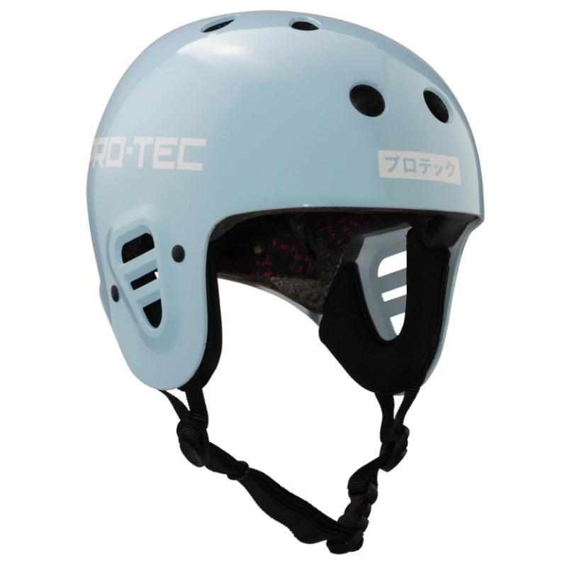 Protec Fullcut Certified Sky Brown Blue Helmet [Size: XS]
