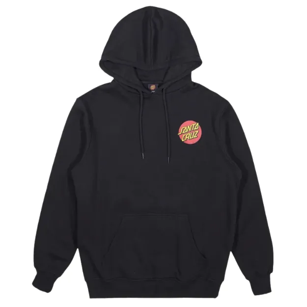 Santa Cruz Classic Dot Chest Black Hoodie [Size: M]