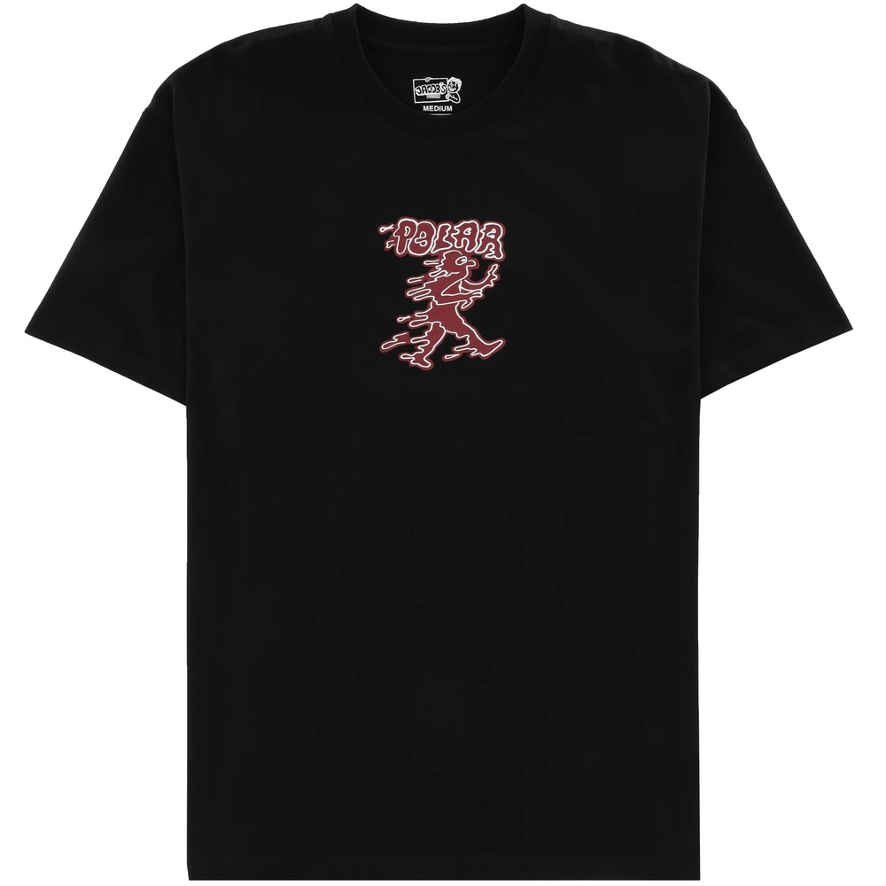 Polar Skate Co Liquid Man Black T-Shirt [Size: L]