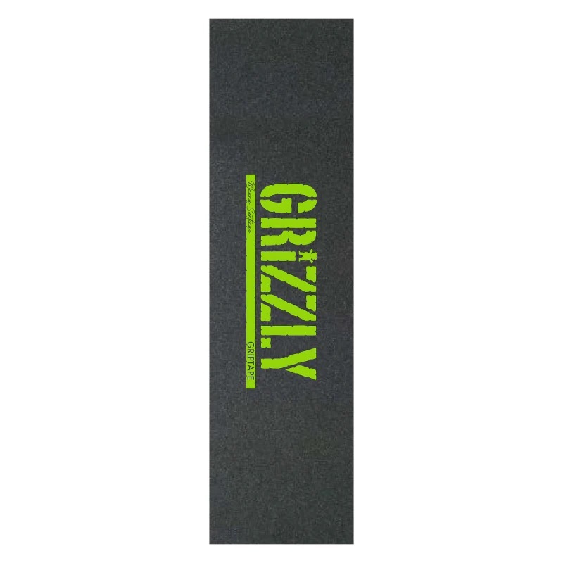 Grizzly Grip Santiago Sig Green 9 x 33 Skateboard Grip Tape Sheet
