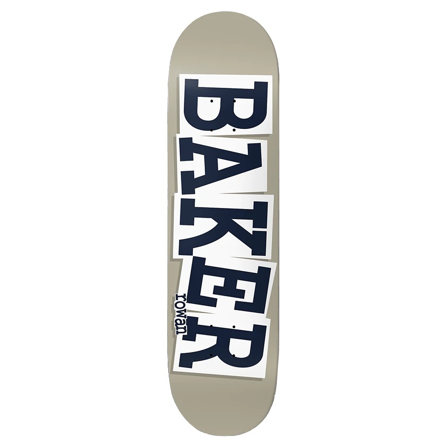 BAKER SKATEBOARD COMPLETE Brand Logo White 7.56 Black trucks ASSEMBLED