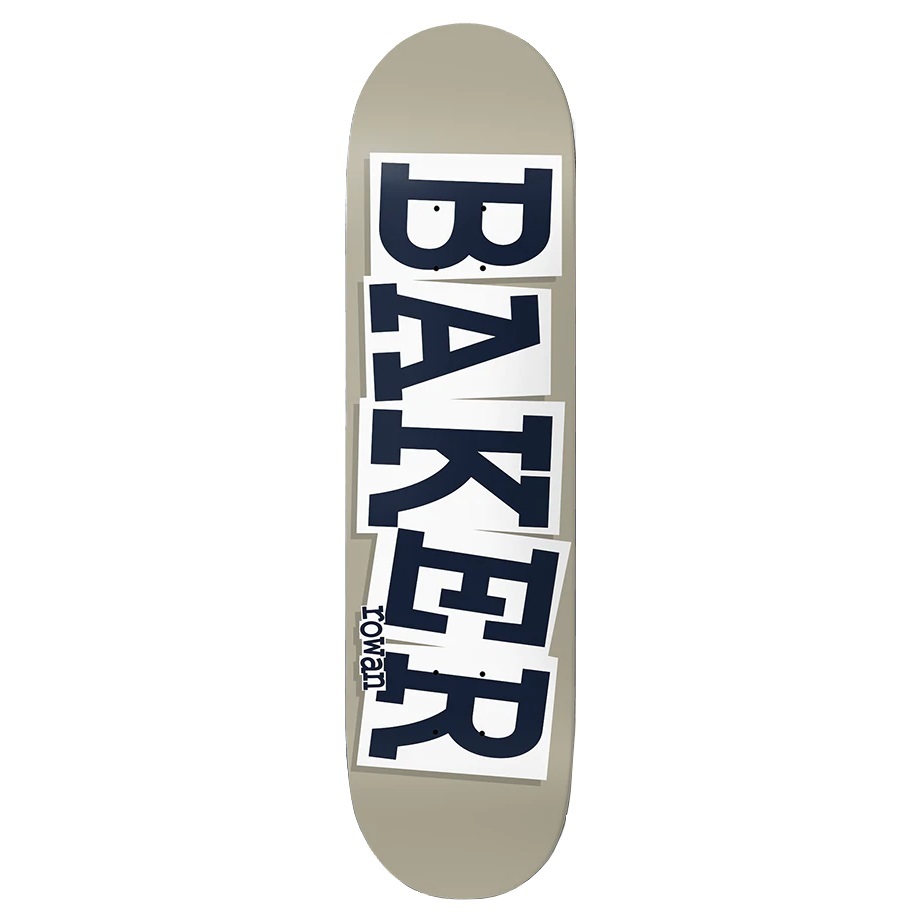 Baker Rowan Ribbon Grey B2 8.125 Skateboard Deck