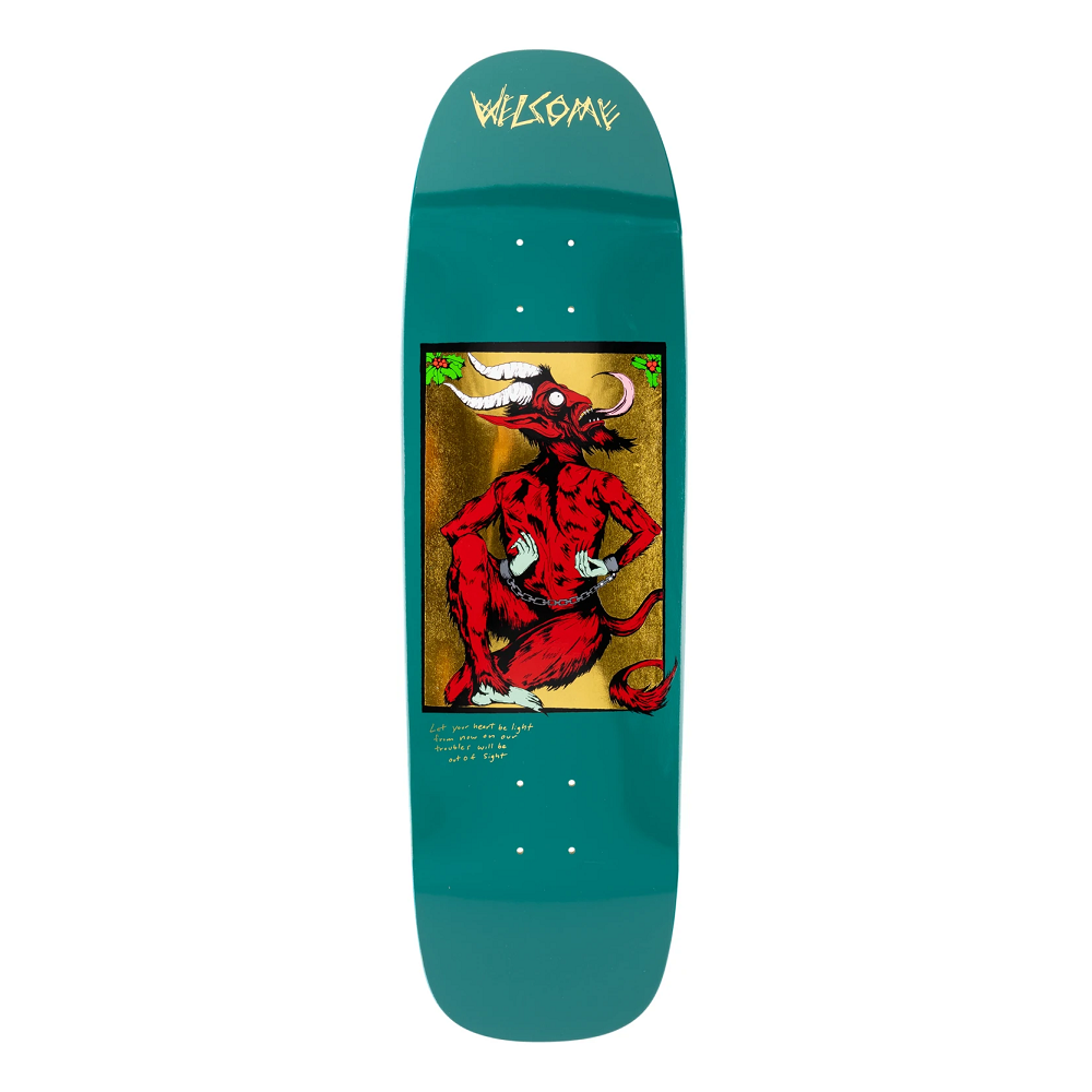 Welcome Krampus On Golem Forest 9.25 Skateboard Deck