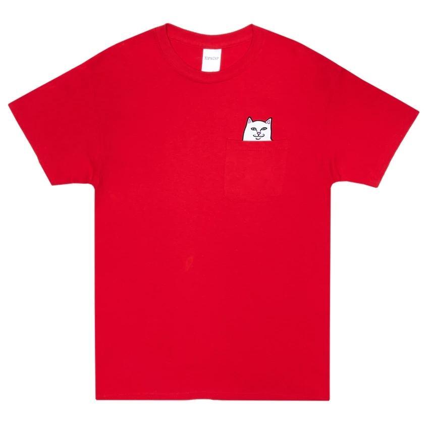RipNDip Lord Nermal Pocket Red T-Shirt [Size: S]