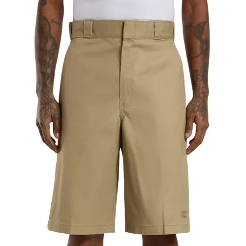 Dickies 42283 Multi Use Pocket Work Khaki Shorts [Size: 32]