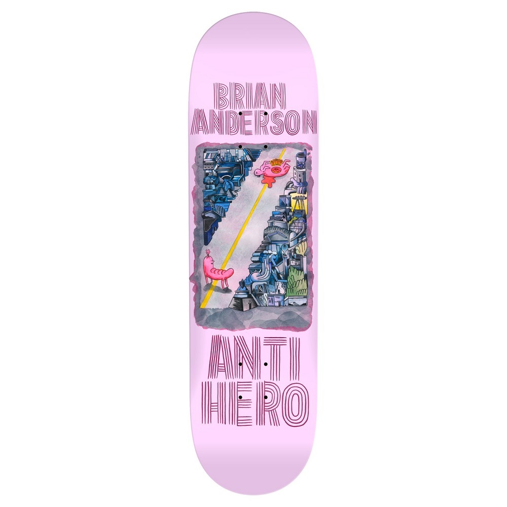 Anti Hero Hug The Pavement BA 8.75 Skateboard Deck