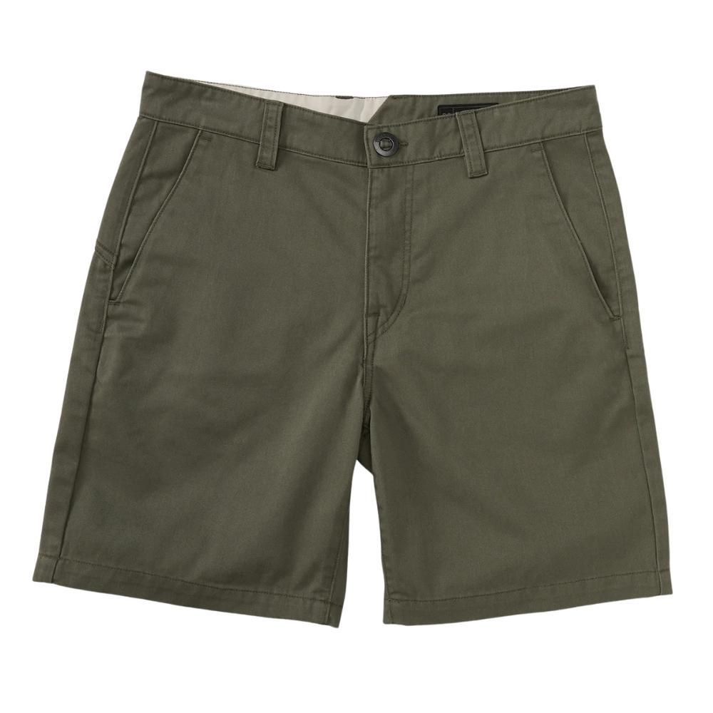 Volcom Barracks Army Green Combo Chino Shorts [Size: 28]