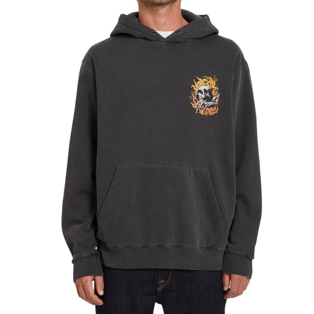 Volcom Flowscillator Black Hoodie [Size: L]