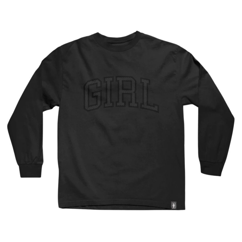 Girl Arch Dot Black Long Sleeve Shirt [Size: M]
