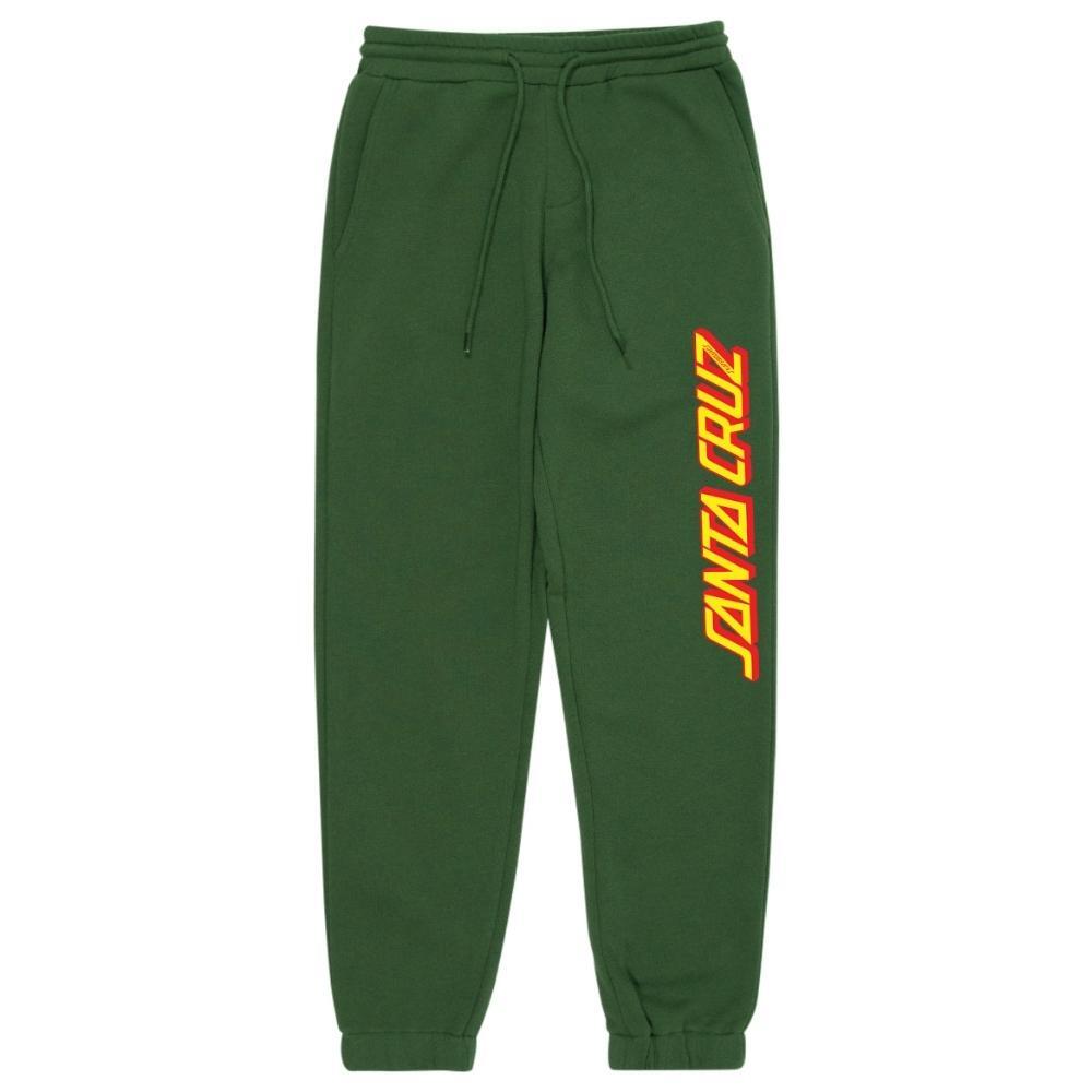 Santa Cruz Classic Strip Olive Green Youth Track Pants [Size: 12]