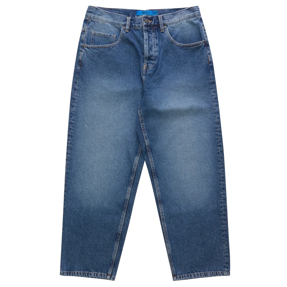 DC Worker Denim Medium Indigo Baggy Pants [Size: 32/32]