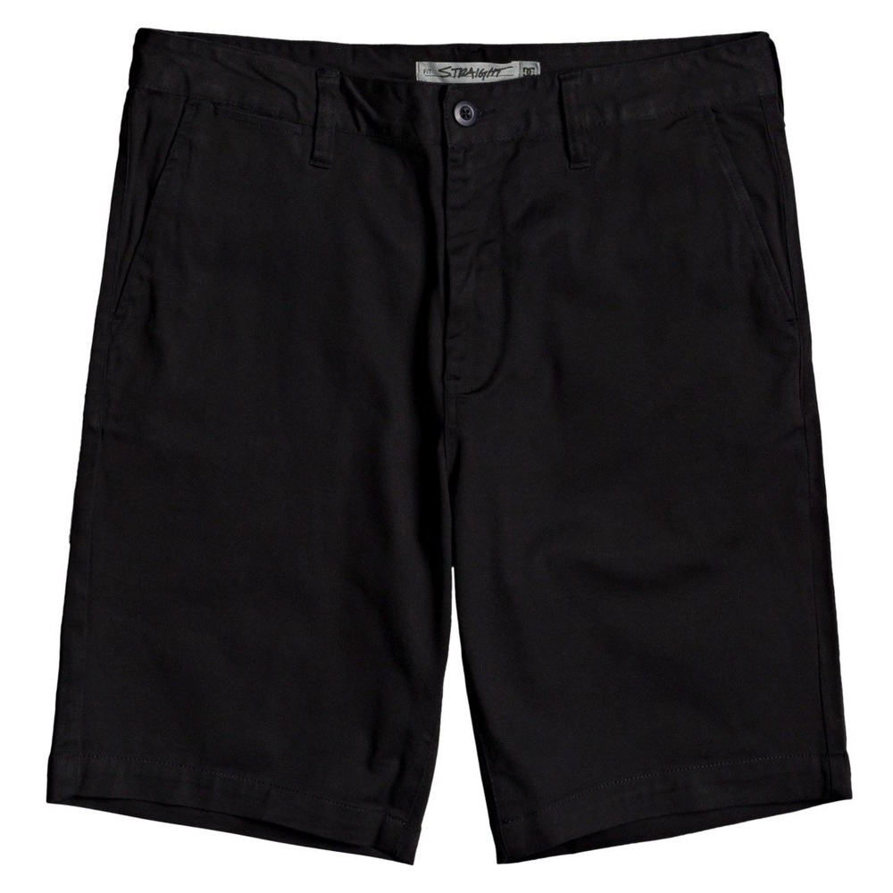 DC Worker 20.5" Black Chino Shorts [Size: 32]