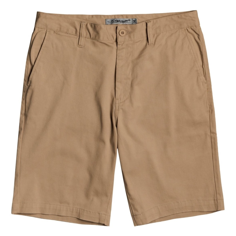 DC Worker 20.5" Khaki Chino Shorts [Size: 30]