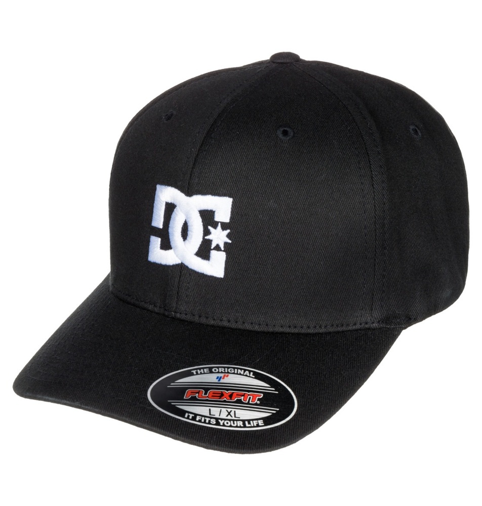 DC Star 2 Black Hat Cap [Size: L-XL]