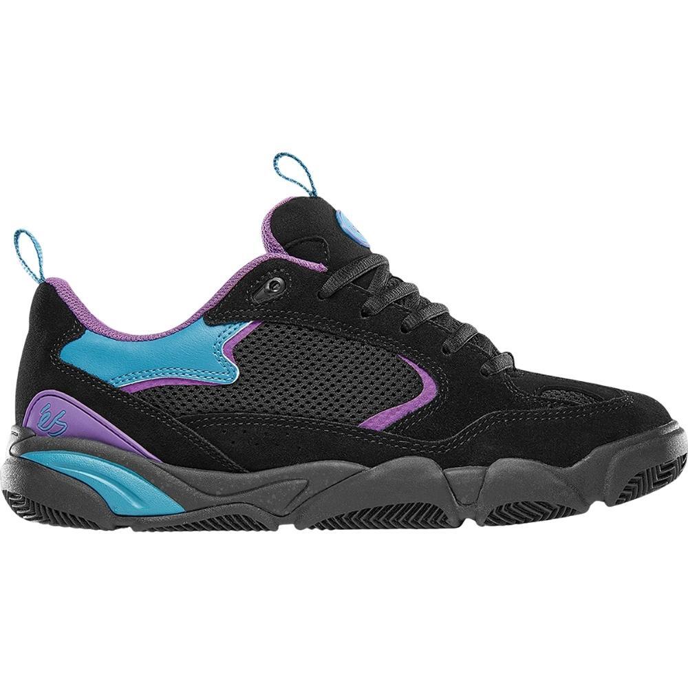 Es Quattro Plus Black Teal Mens Skate Shoes