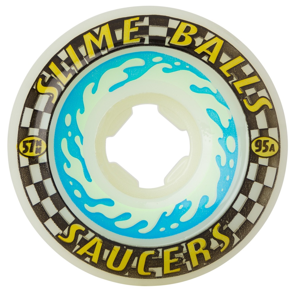Slime Balls Saucers 95A 57mm Skateboard Wheels
