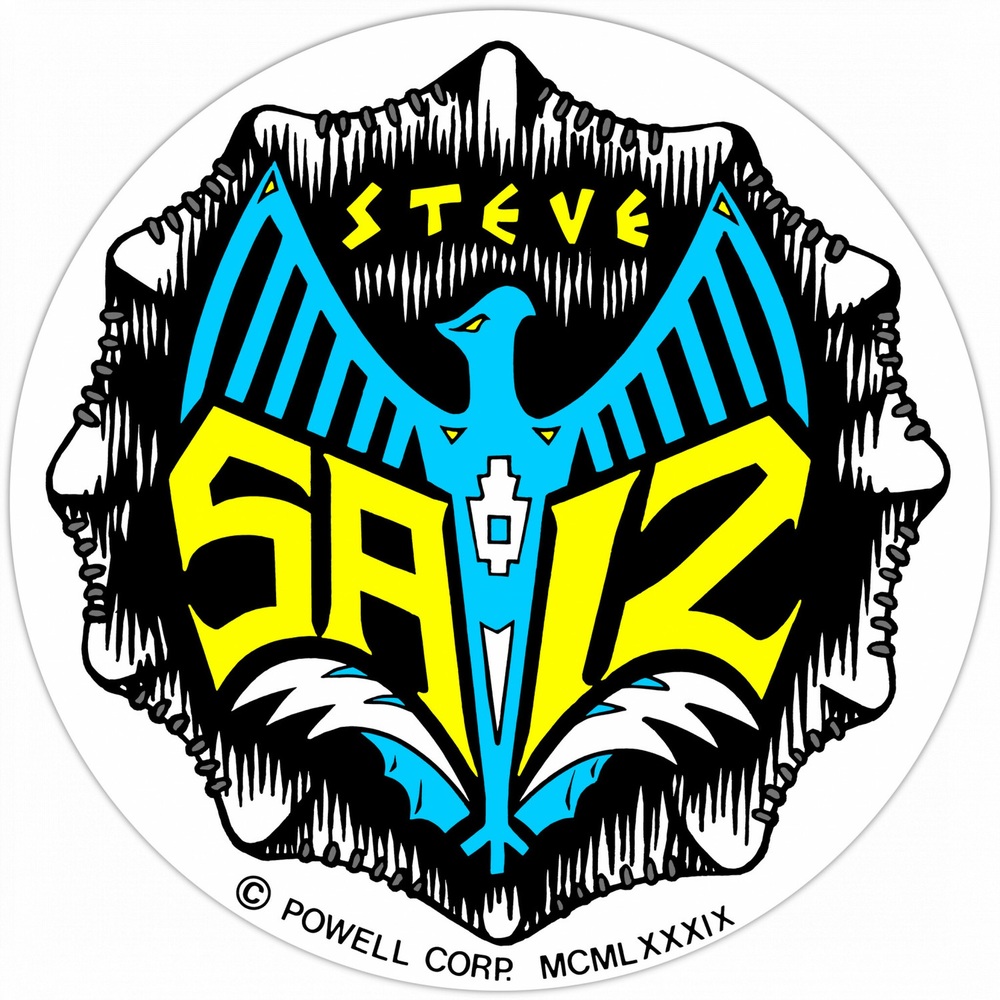 Powell Peralta Steve Saiz Totem Skateboard Sticker