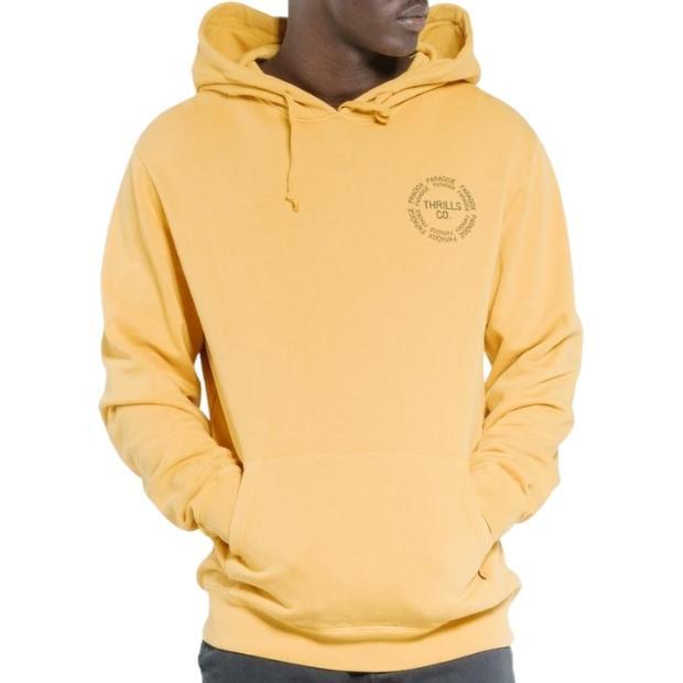 Thrills Paradise Paradox Mineral Yellow Hoodie [Size: L]