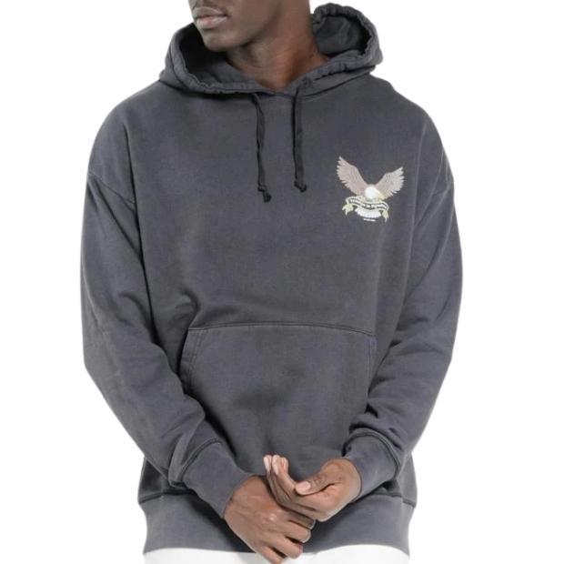 Thrills Troubled Paradise Slouch Dark Navy Hoodie [Size: M]
