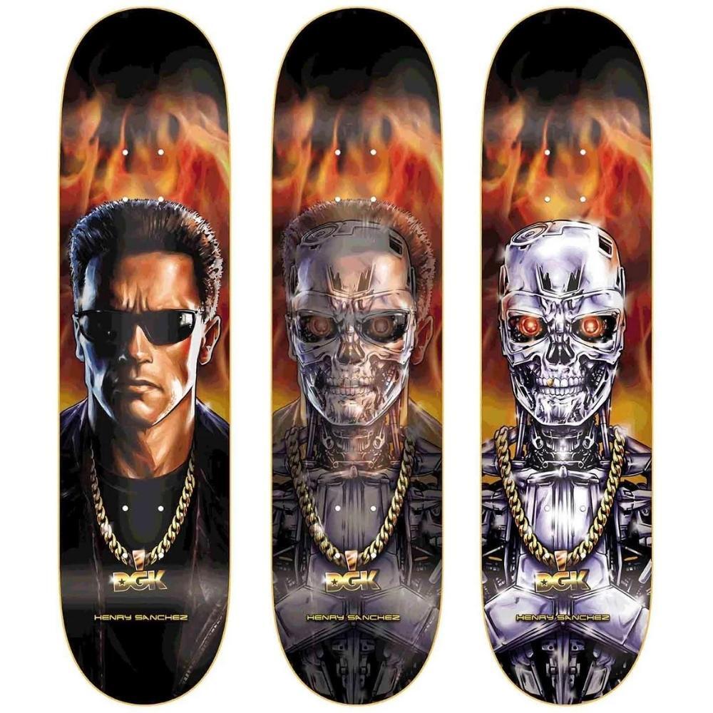Planche Skate DGK Street Soldier Sanchez T2022 8.0 - Lenticulaire Terminator T2 - NEUF