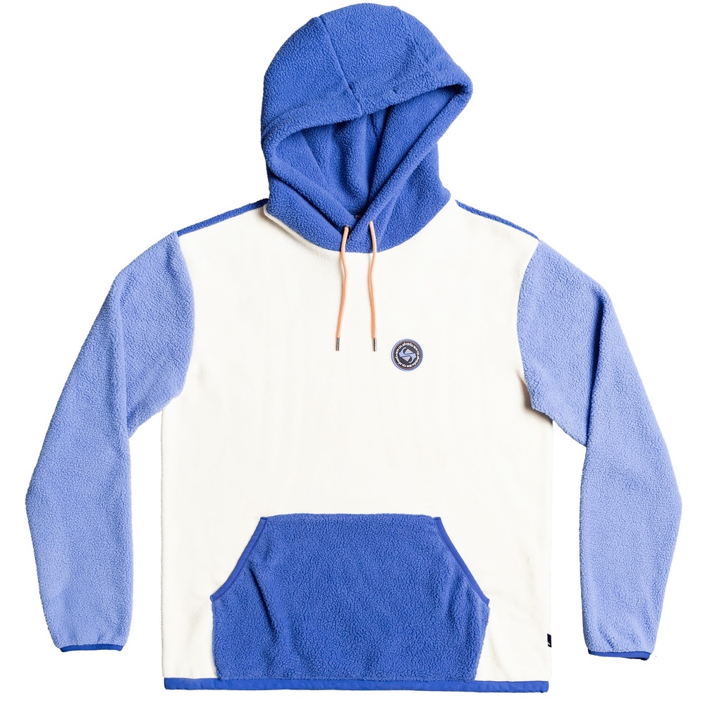 Quiksilver Clean Coasts Fleece Antique White Hoodie [Size: L]