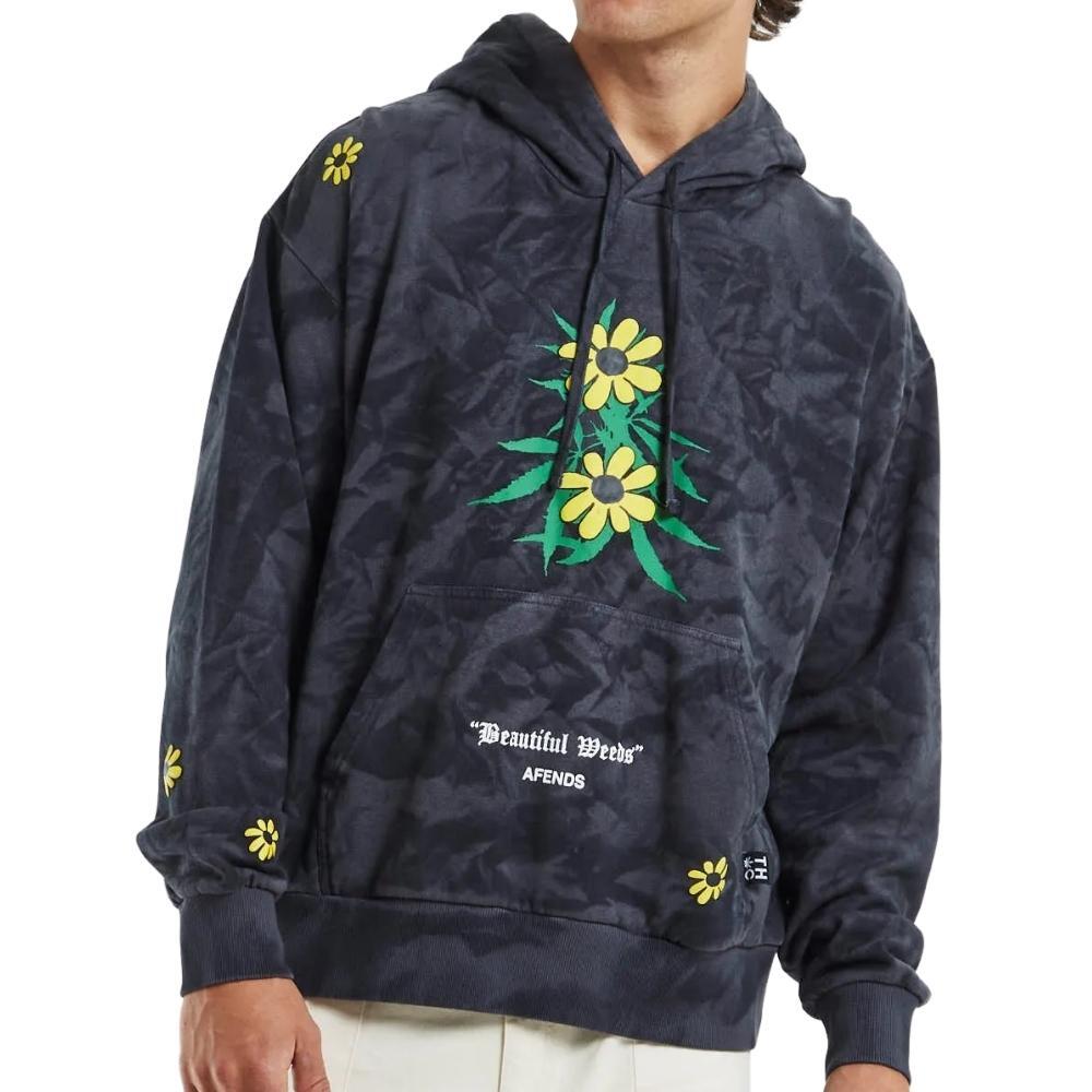 Afends Beautiful Weeds Hemp Black Hoodie [Size: M]