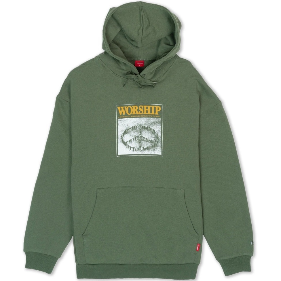 Worship Ceremony Forest Green Hoodie [Size: M]
