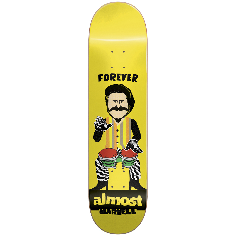 Almost Forever Dude R7 Lewis Marnell 8.0 Skateboard Deck