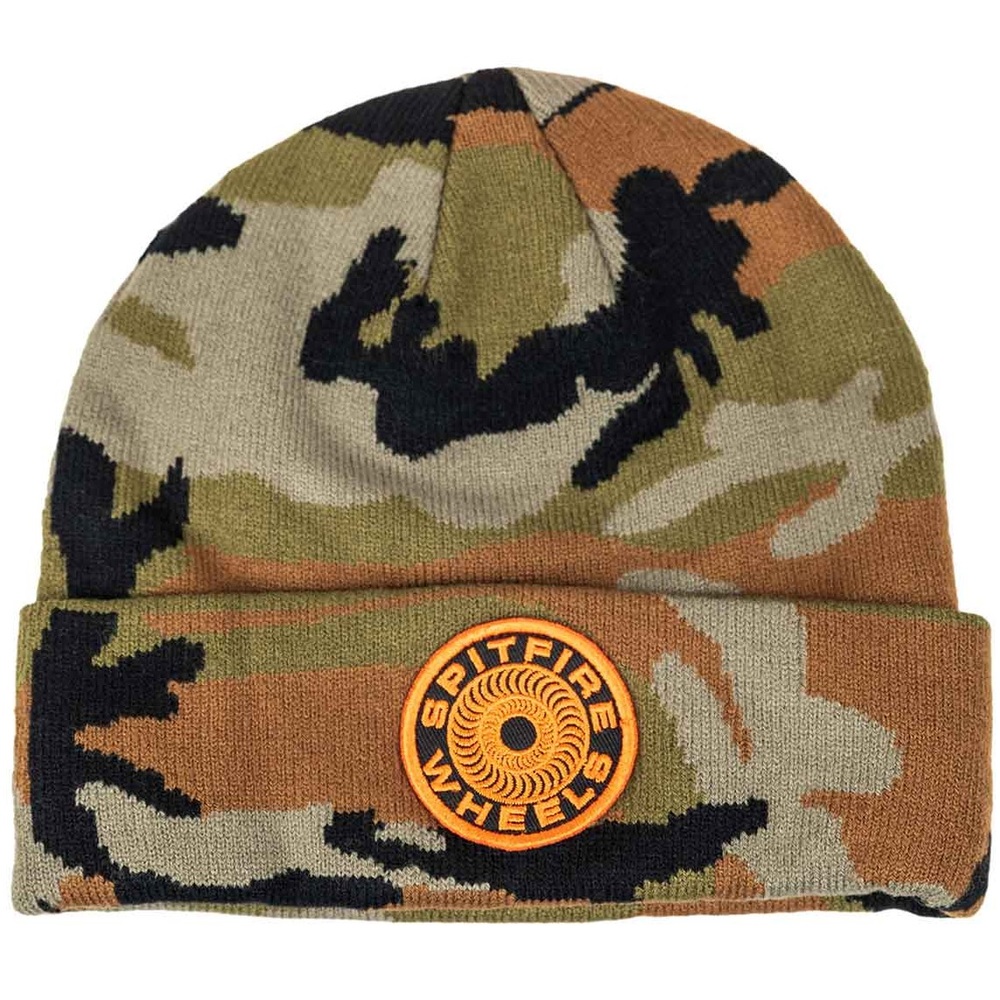 Spitfire Classic 87 Swirl Patch Camo Beanie