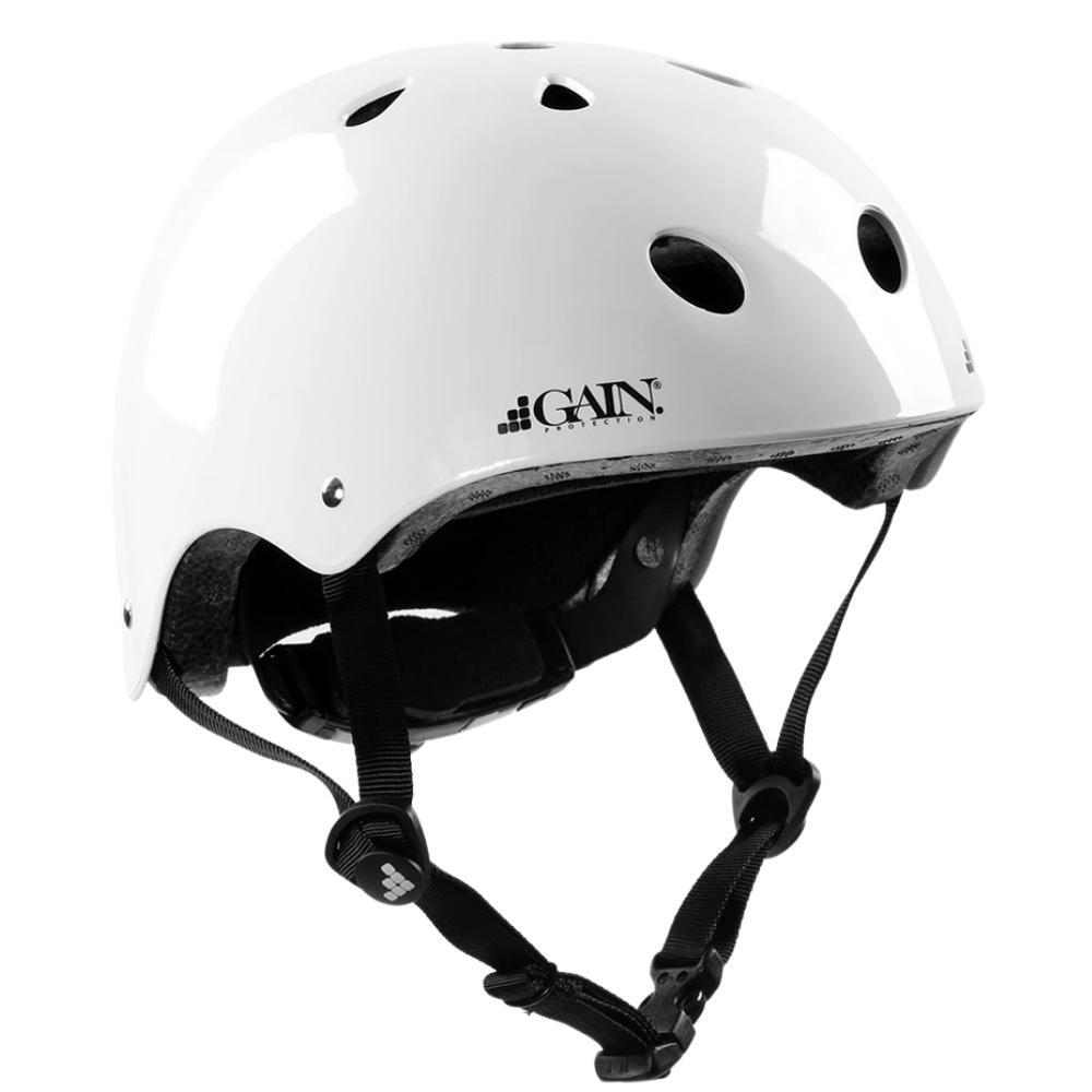 Gain Protection The Sleeper Gloss White Adjustable Certified Helmet [Size: XS-M]
