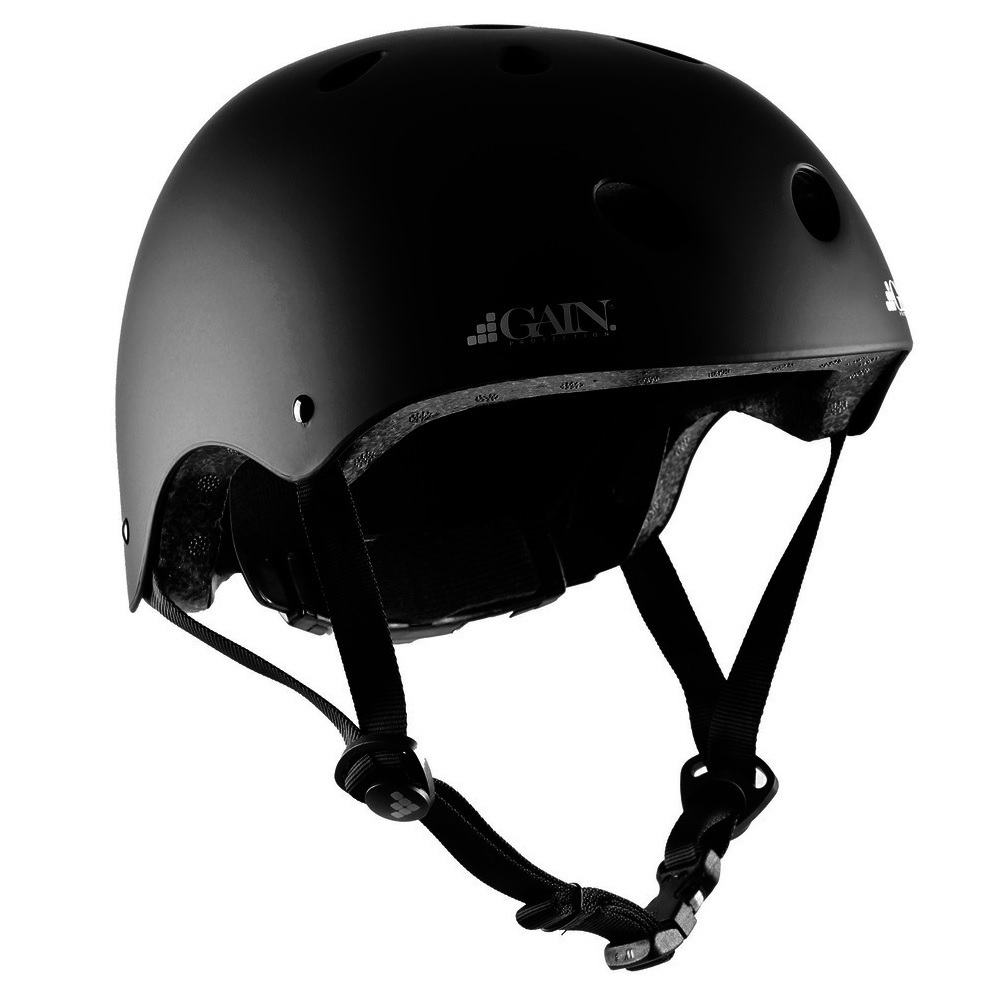 Gain Protection The Sleeper Matte Black Adjustable Certified Helmet [Size: XS-M]