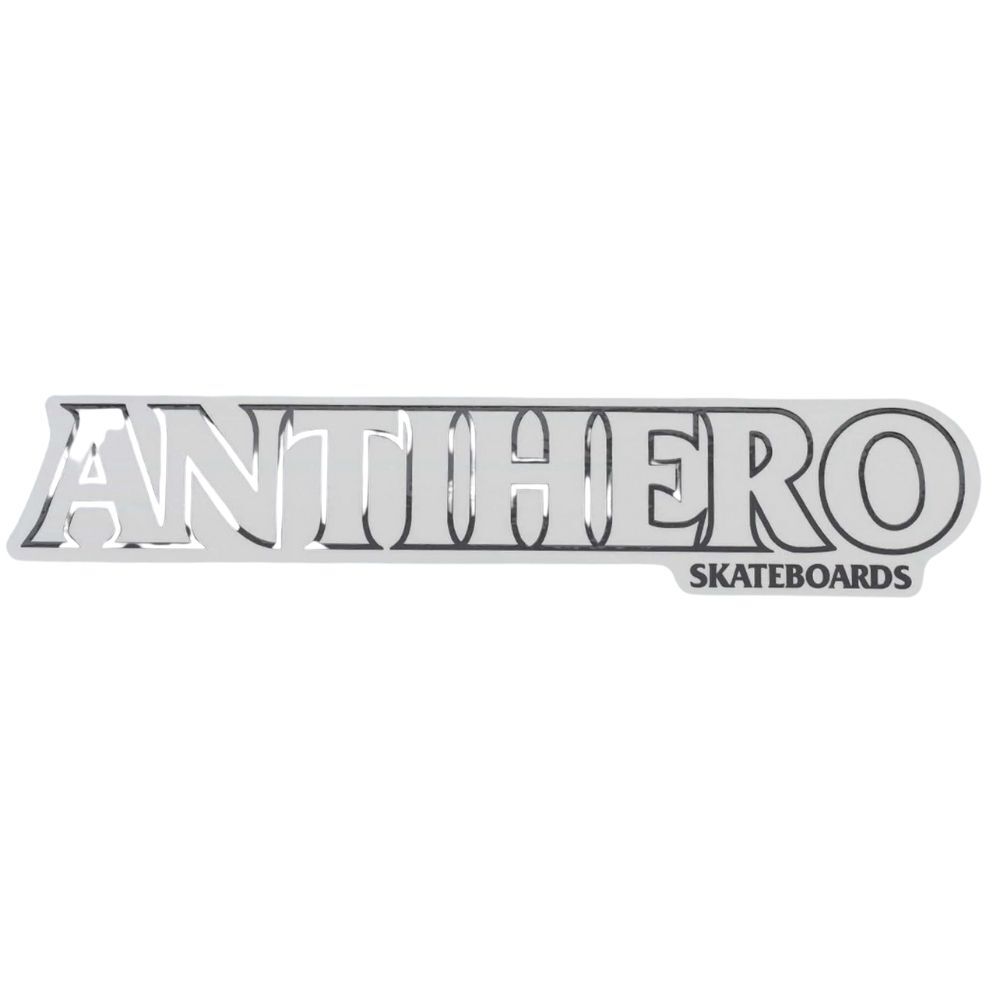 Anti Hero Long Sticker x 1 Black Outline