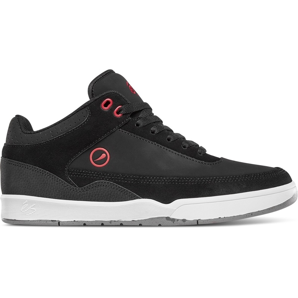 Es Stylus Mid Black Mens Skate Shoes [Size: US 9]