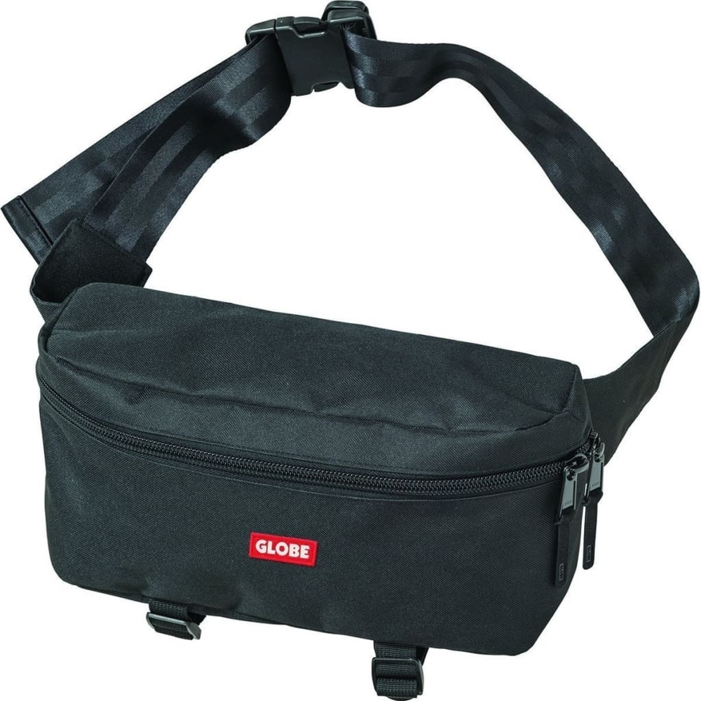 Globe Bar Black Shoulder Bag