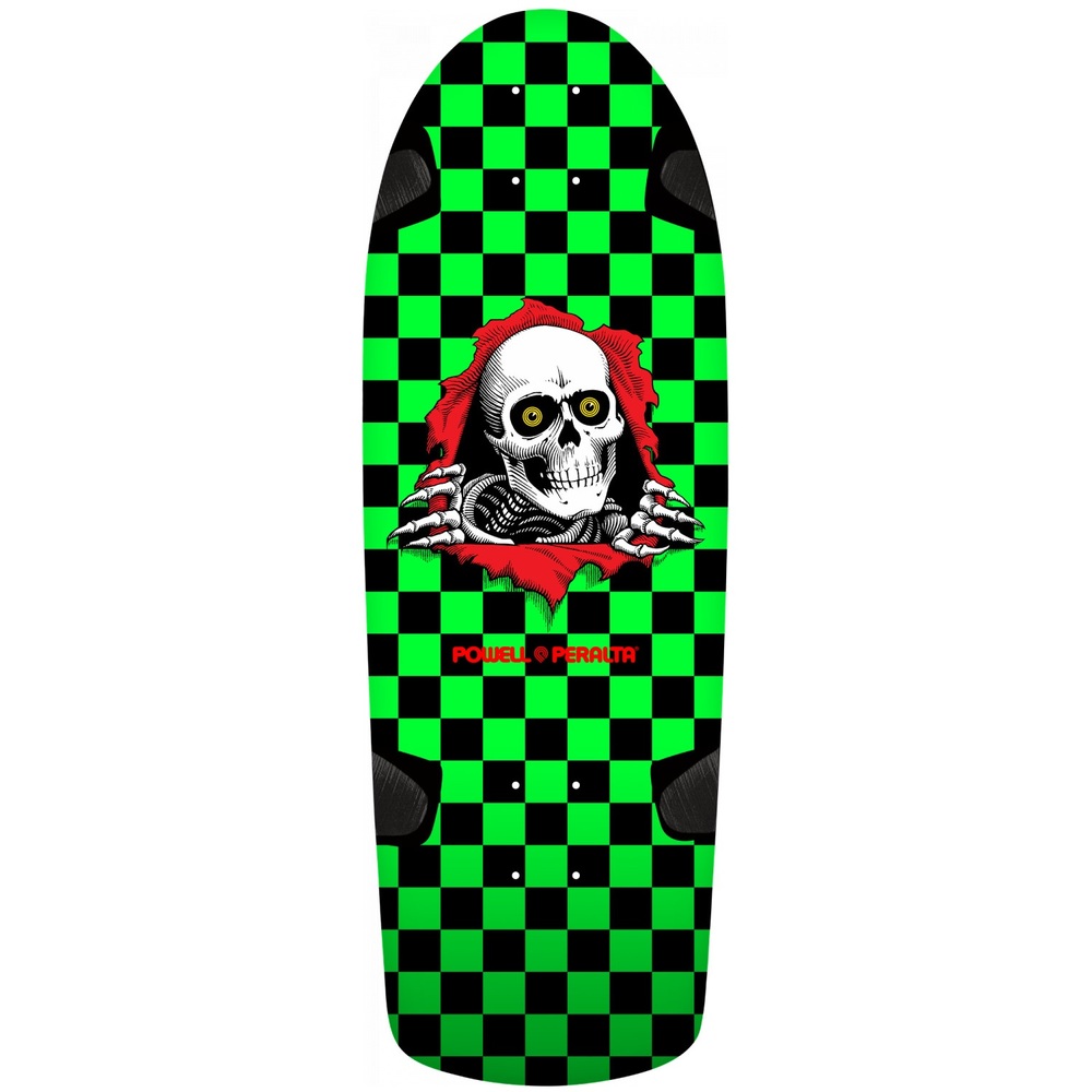 Powell Peralta Ripper OG Checker Green Black Skateboard Deck