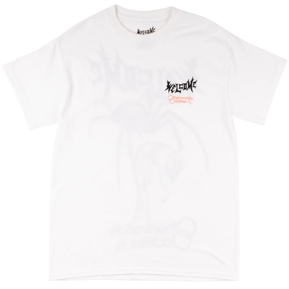 Welcome Skateboards Widow White T-Shirt [Size: S]