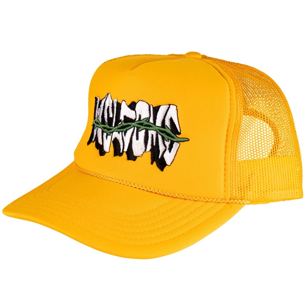 Welcome Skateboards Thorns Gold Trucker Hat