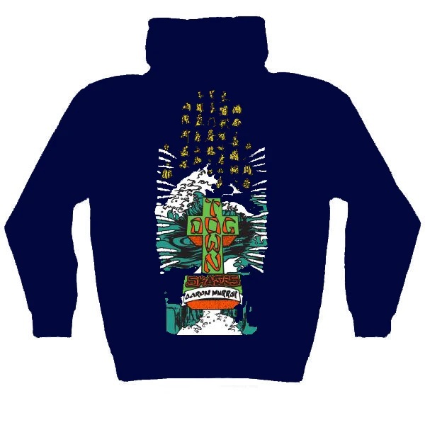 Dogtown Aaron Murray Kanji Navy Hoodie [Size: L]