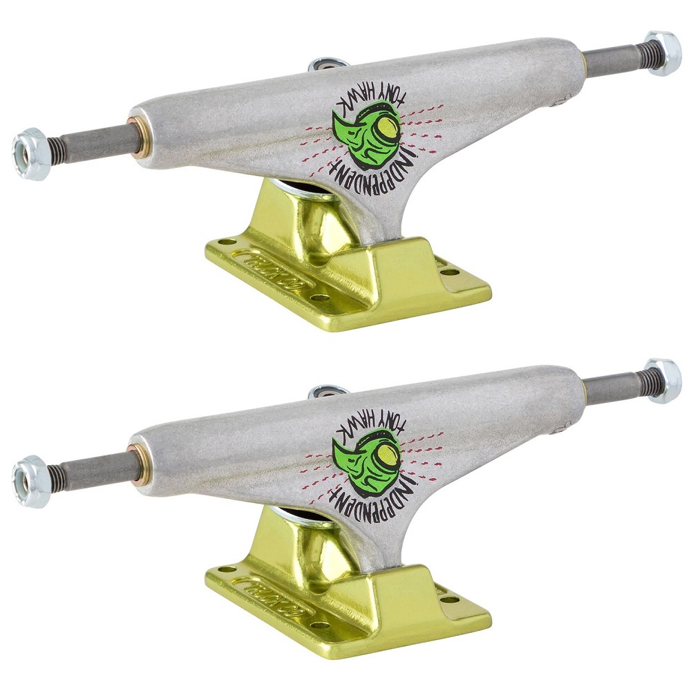 Independent Forged Hollow Hawk Transmission Silver Set Of 2 Skateboard Trucks [Size: 139]