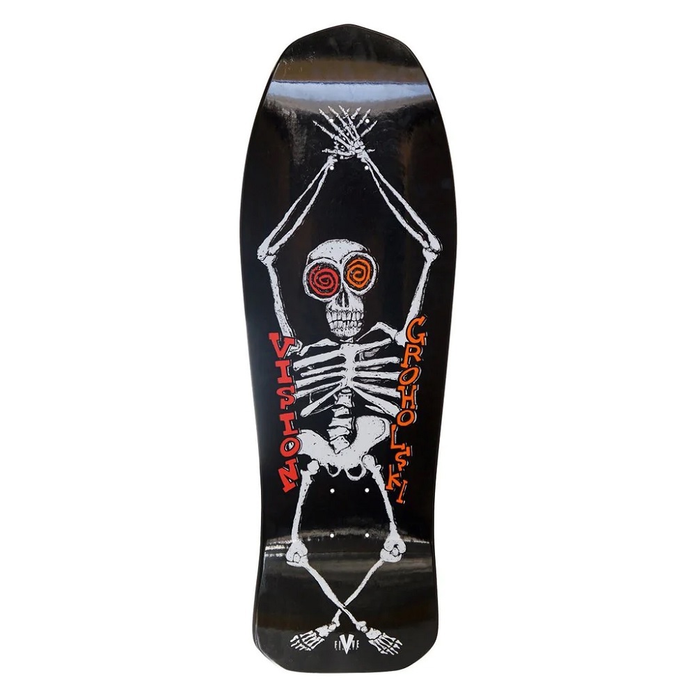 Vision Groholski Skeleton Black Reissue Skateboard Deck