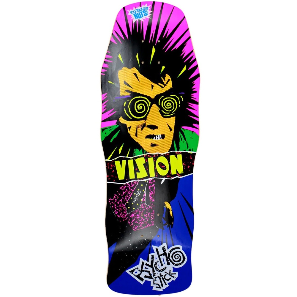 Vision Psycho Stick Modern Concave Reissue Blue Skateboard Deck