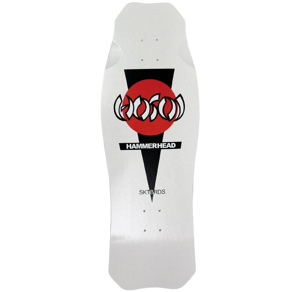 Hosoi OG Hammerhead Reissue White Skateboard Deck