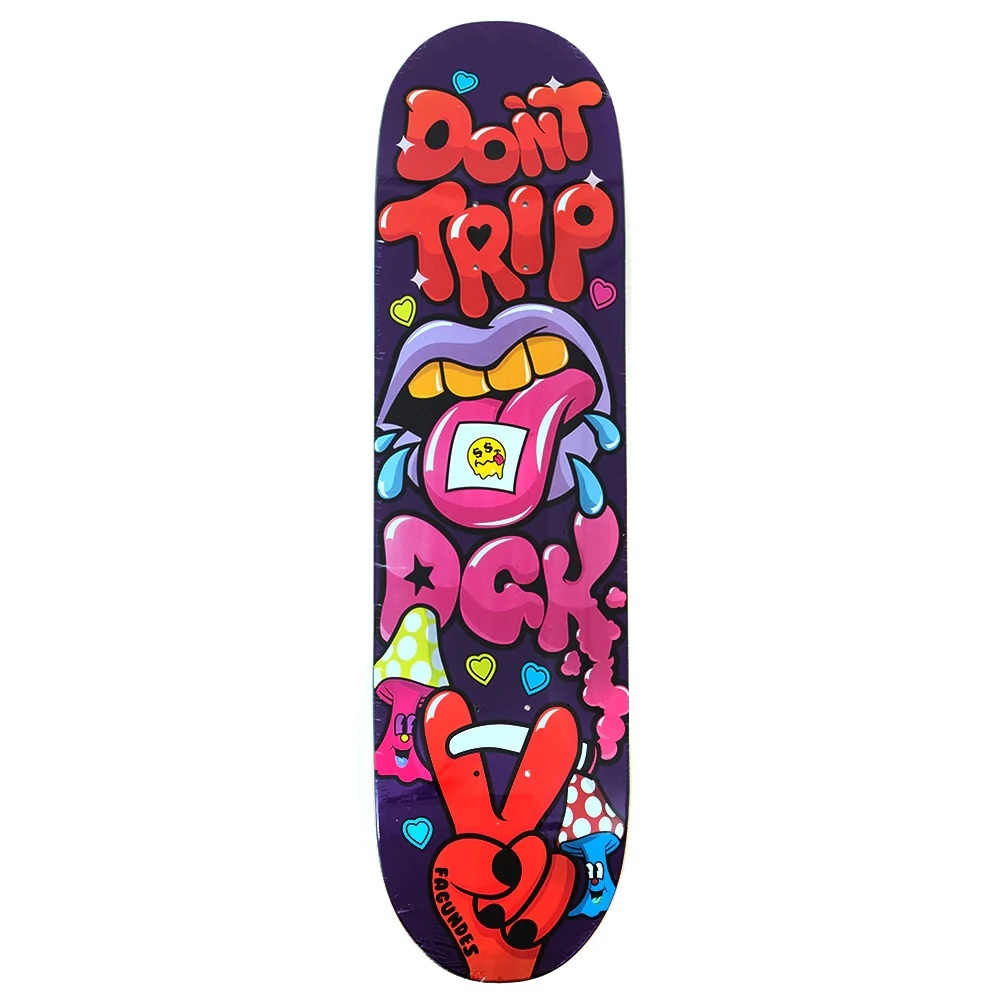 Dgk Ghetto Psych Fagundes 8.25 Skateboard Deck